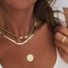 Women's Elegant Necklace | Timeless Waterproof Jewelry with Sparkling Pendant