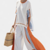 Women's Lightweight Striped Loungewear Set | Relaxed Oversized Summer Outfit