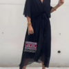Women's Soft Fabric Midi Dress | Elegant Flutter Sleeve Summer Dress | Plus Size Available